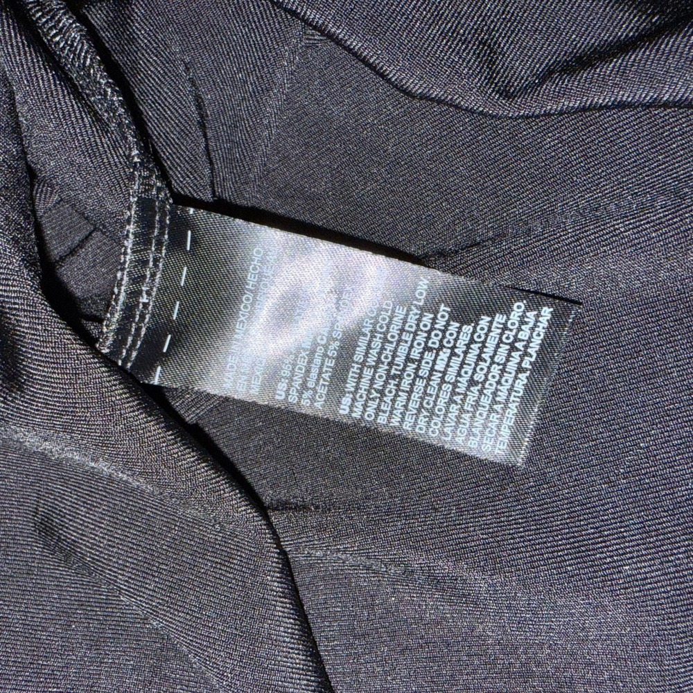 Chicos Travelers Classic Dress Black 3/4 Sleeve Midi 2 Size Large NEW - Picture 6 of 9